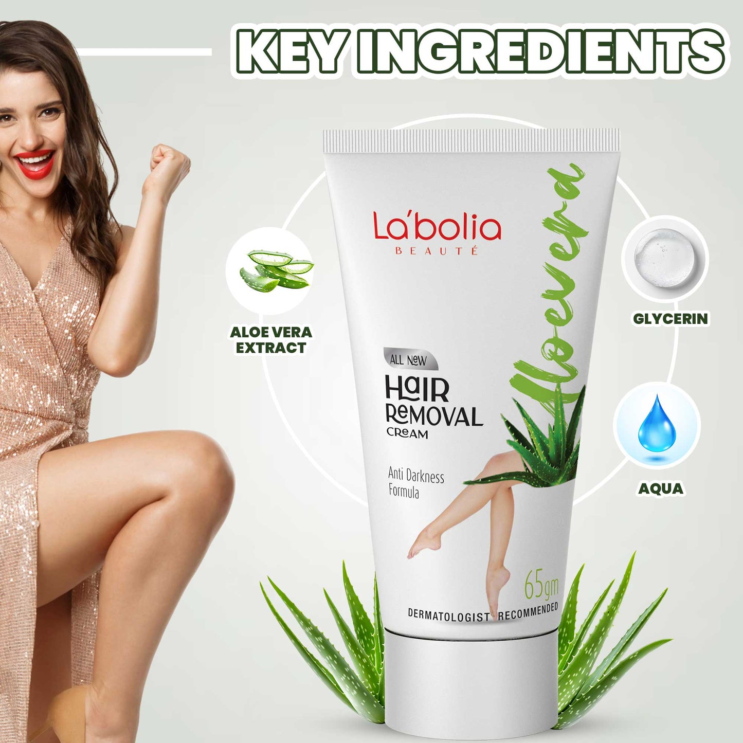 Labolia Beaute Aloe Vera Hair Removal Cream