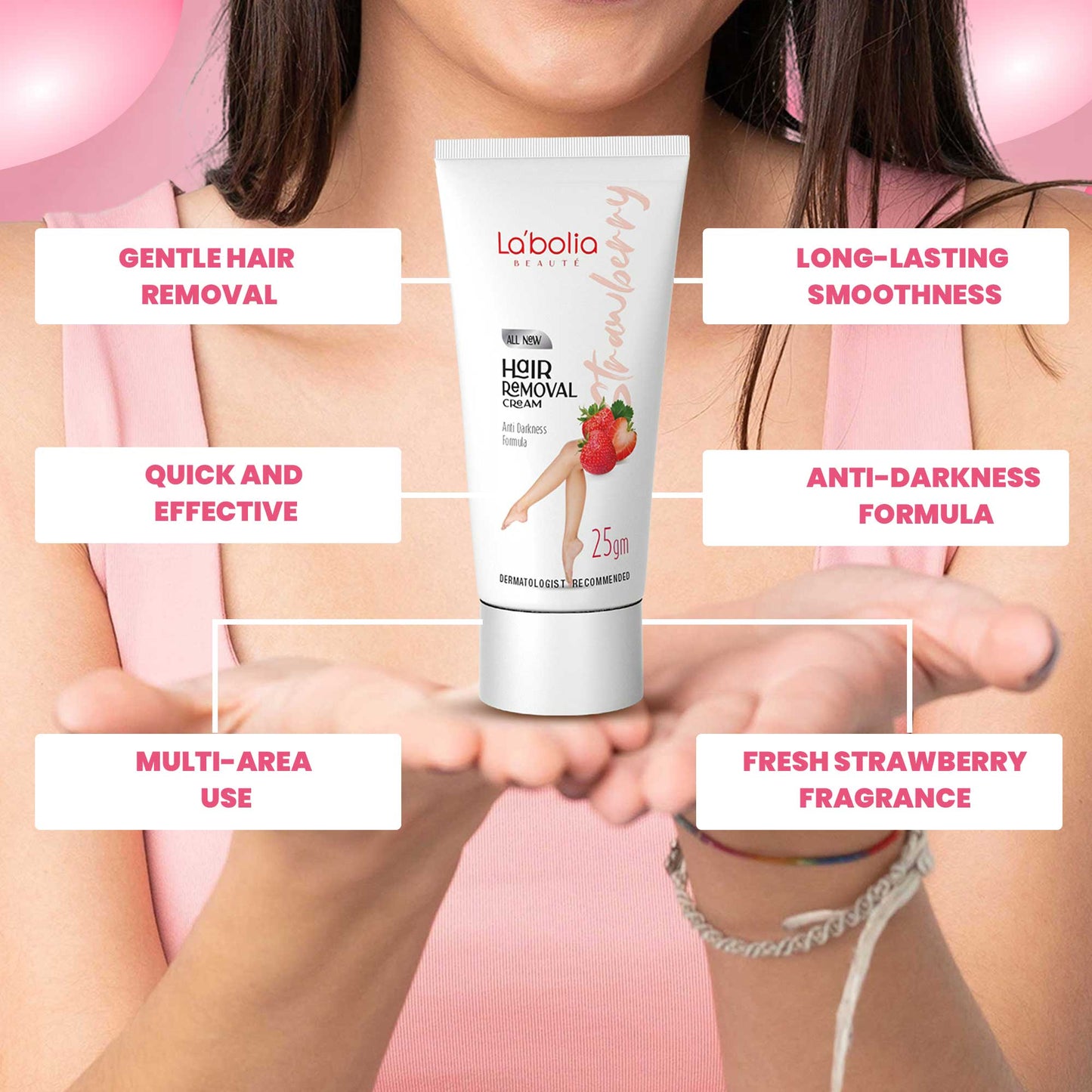 Labolia Beaute Strawberry Hair Removal Cream