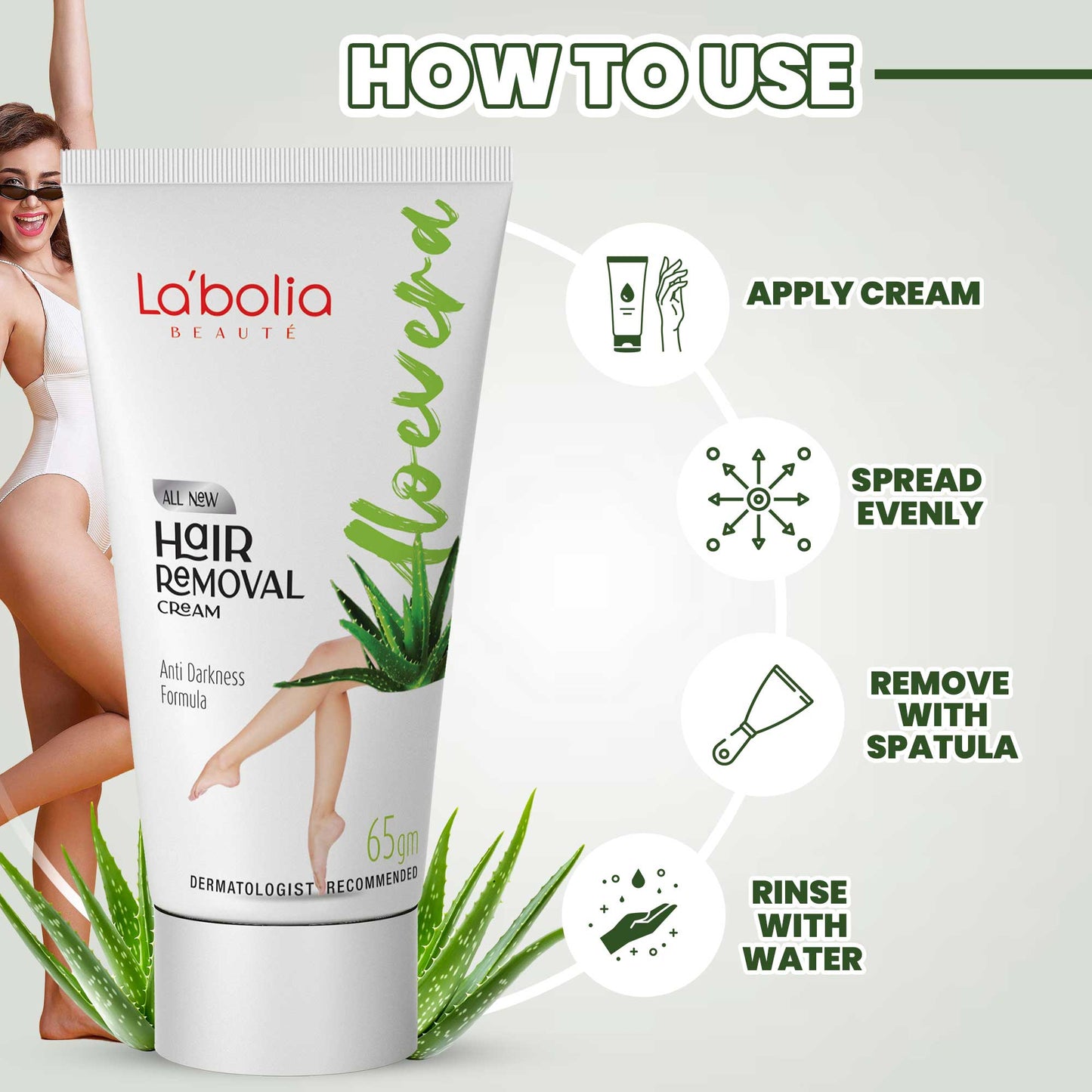 Labolia Beaute Aloe Vera Hair Removal Cream