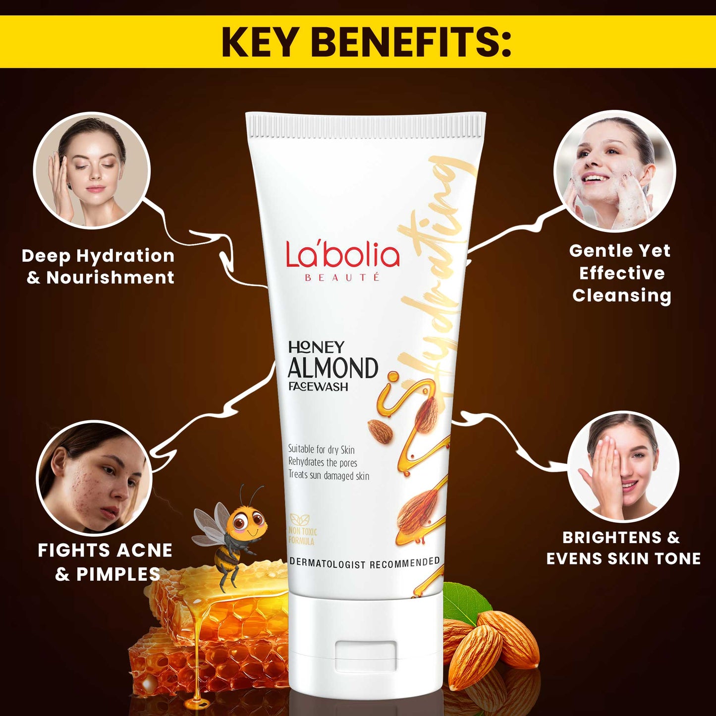 Labolia Beaute Honey Almond Face Wash