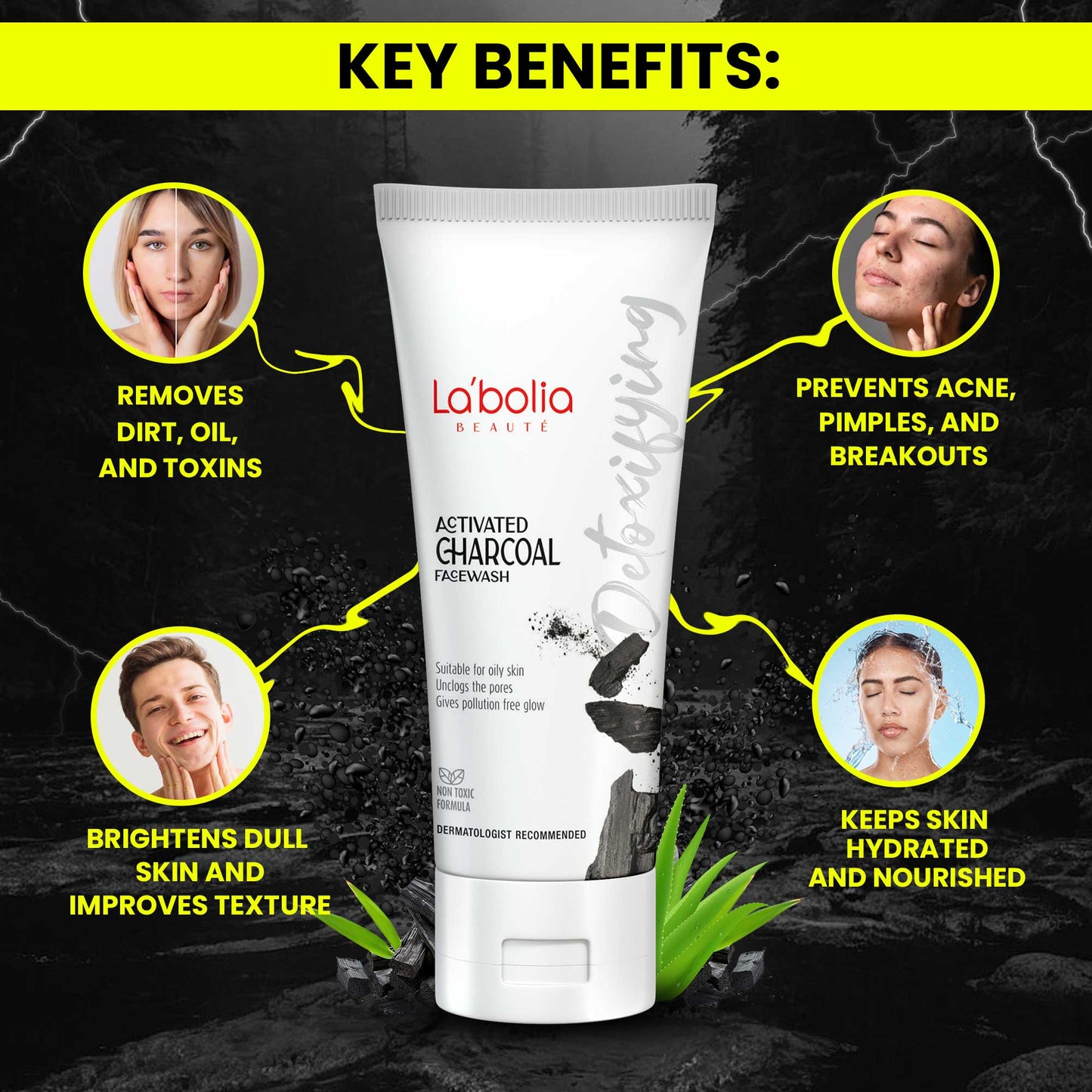 Labolia Beaute Charcoal Face wash
