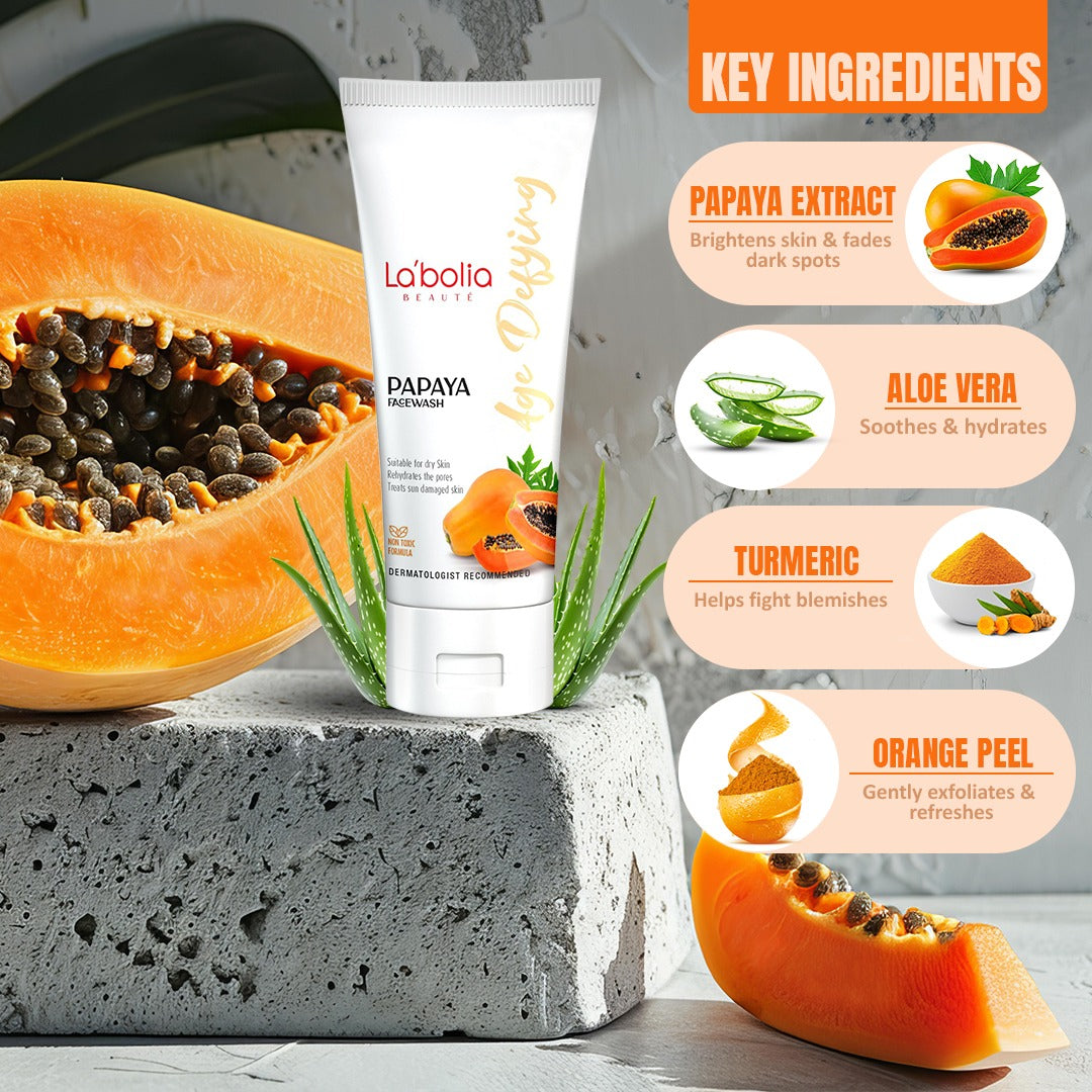Labolia beaute Papaya Facewash