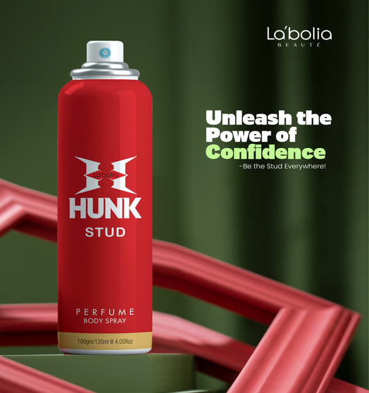 Laboa Hunk Stud Perfume Body Spray for Men (120ml)