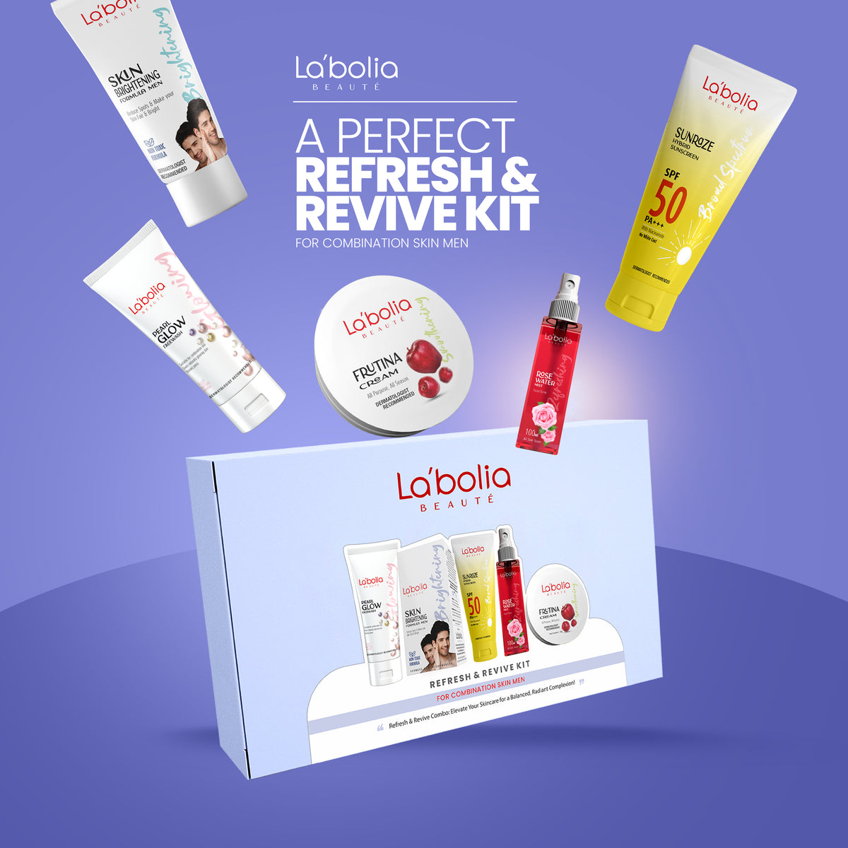 Pedro Labolia Refresh & Revive Kit For Combination Skin Men – Labolia Beaute