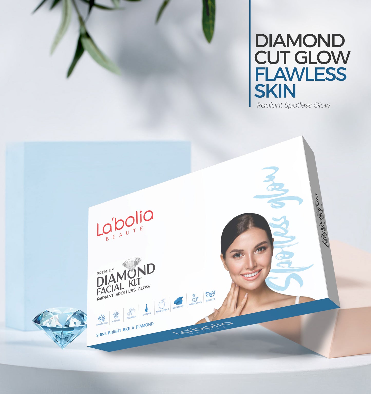 La'bolia Beaute Diamond Facial Kit Radiant Spotless Glow