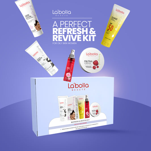 Refresh & Revive Kit For Oily Skin Women