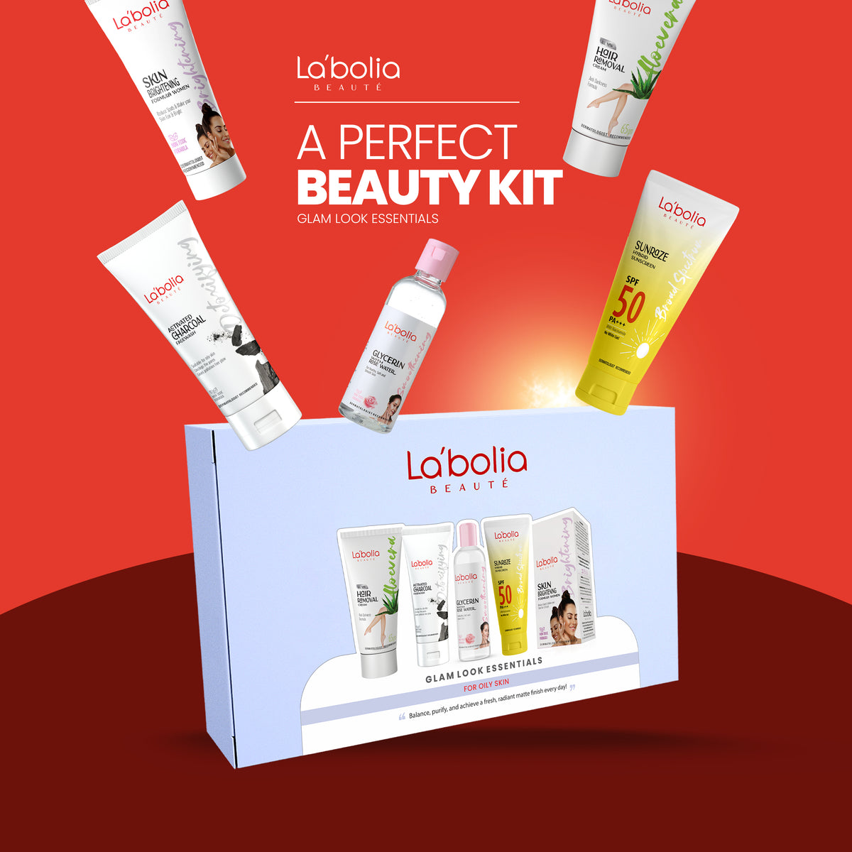 Labolia Cosmetics Glam Look Essentials for Oily Skin – Labolia Beaute