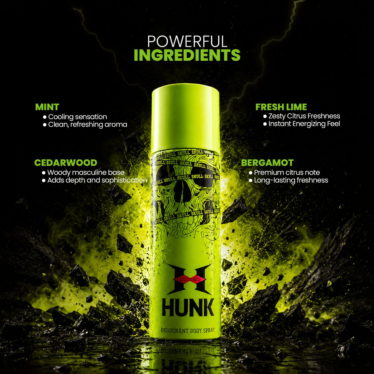 Labolia Beaute HUNK Deodorant Body Spray