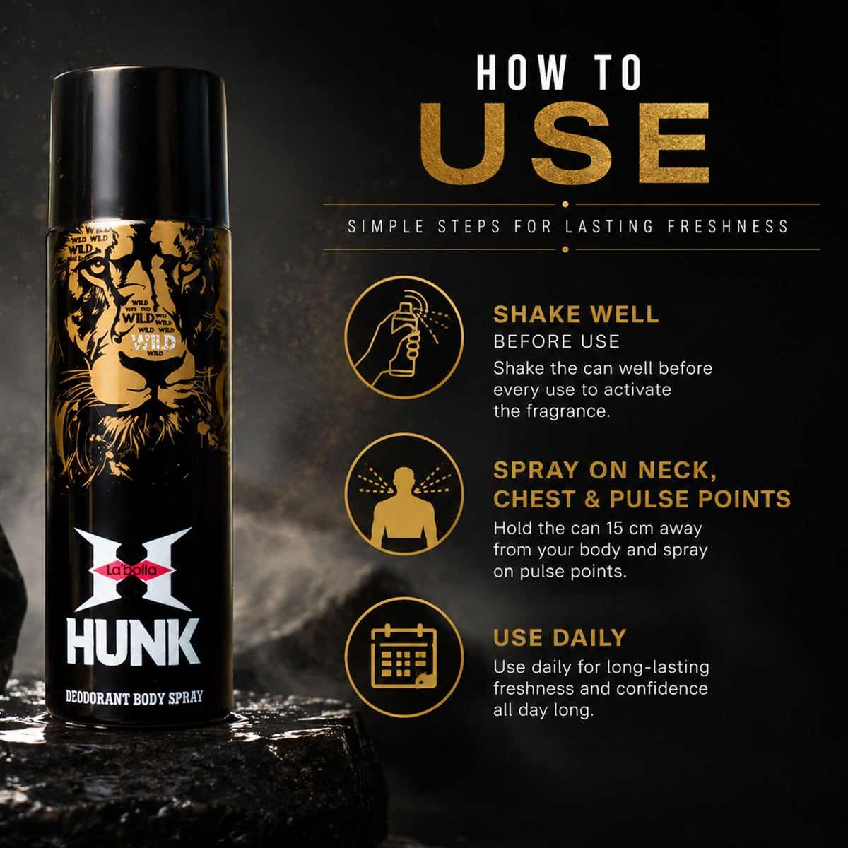 Labolia Beaute HUNK Deodorant Body Spray