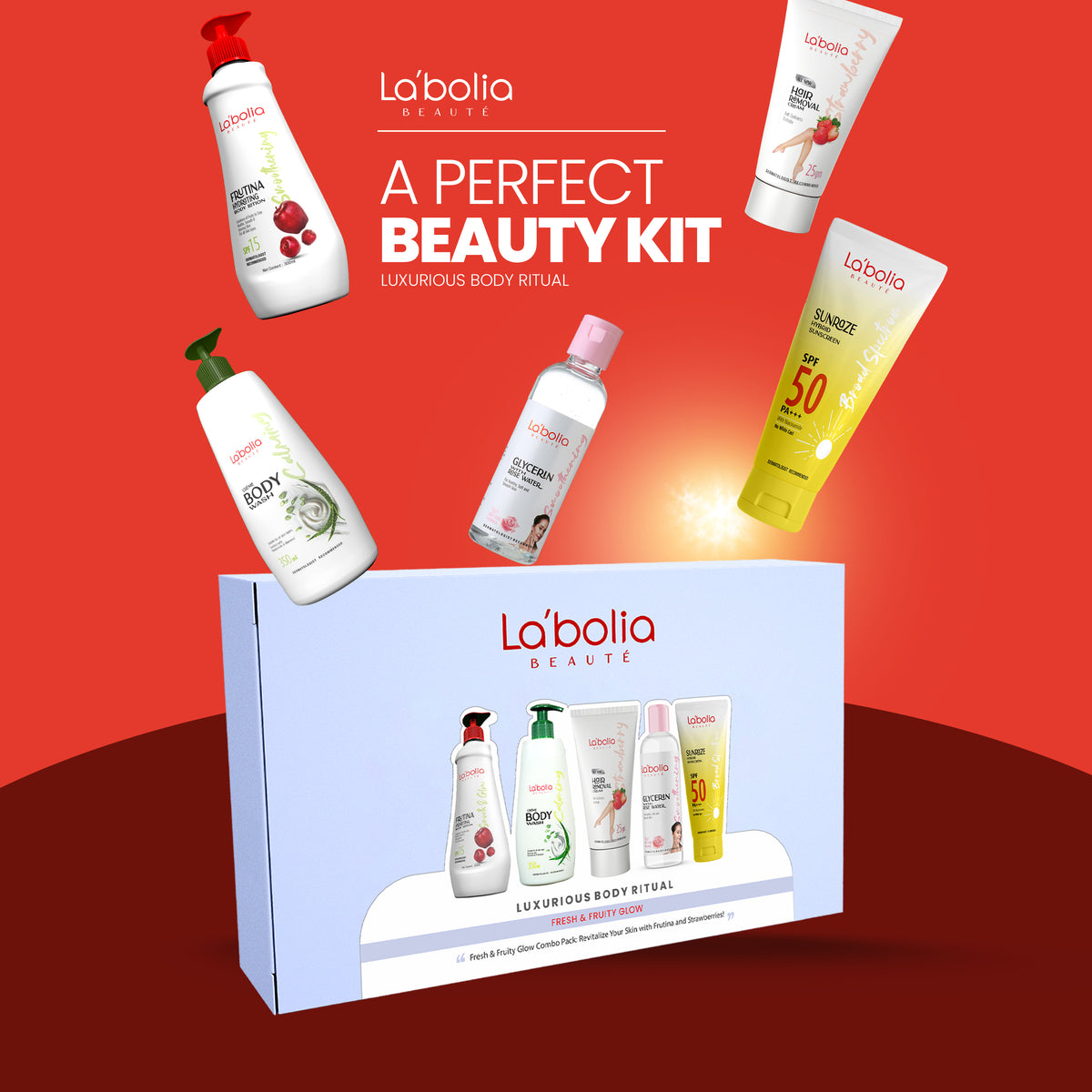 Labolia Cosmetics Luxurious Body Ritual Fresh & Fruity Glow – Labolia Beaute