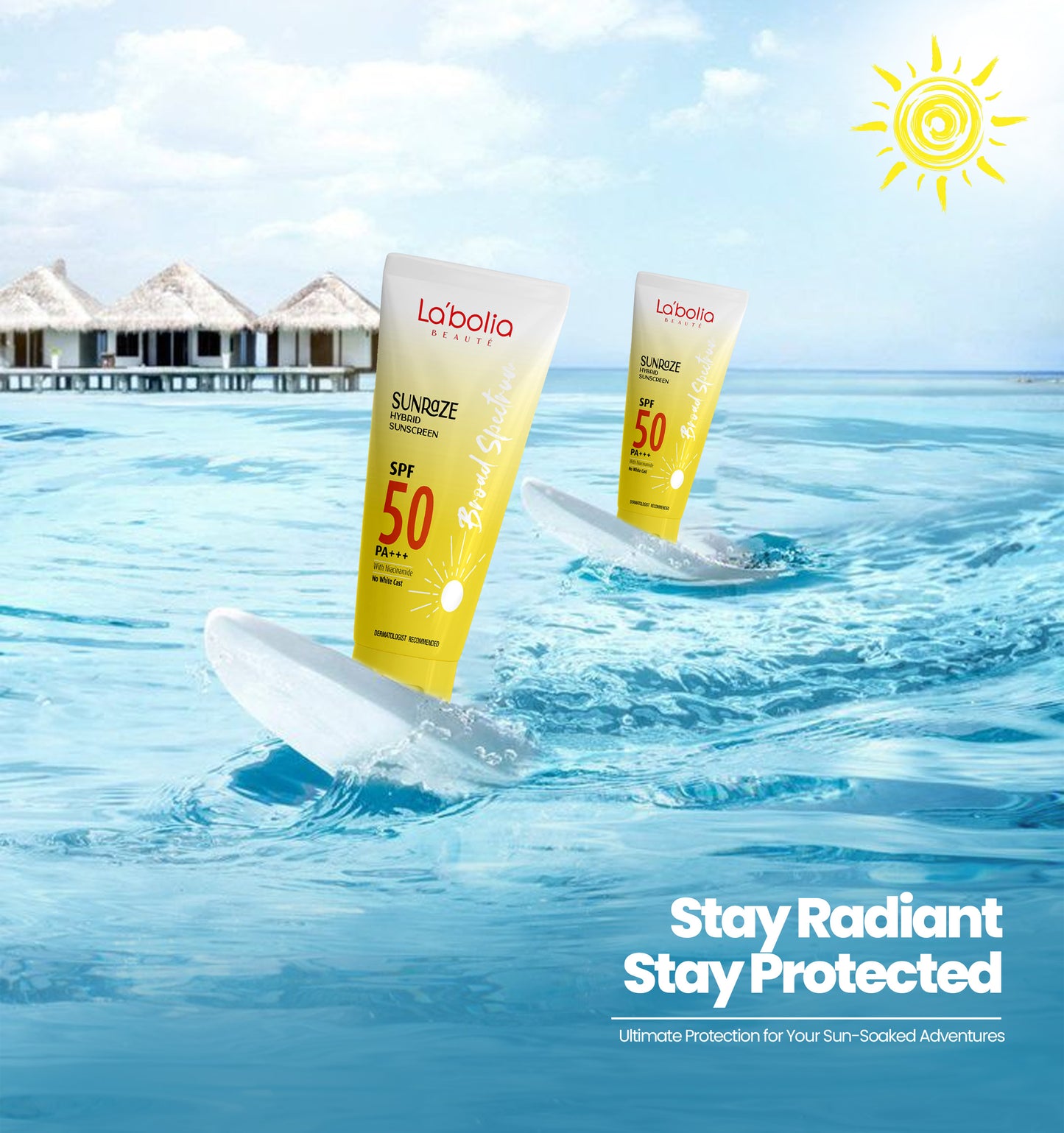 La'bolia Beaute SUNRAZE Hybrid Sunscreen SPF 50 PA+++