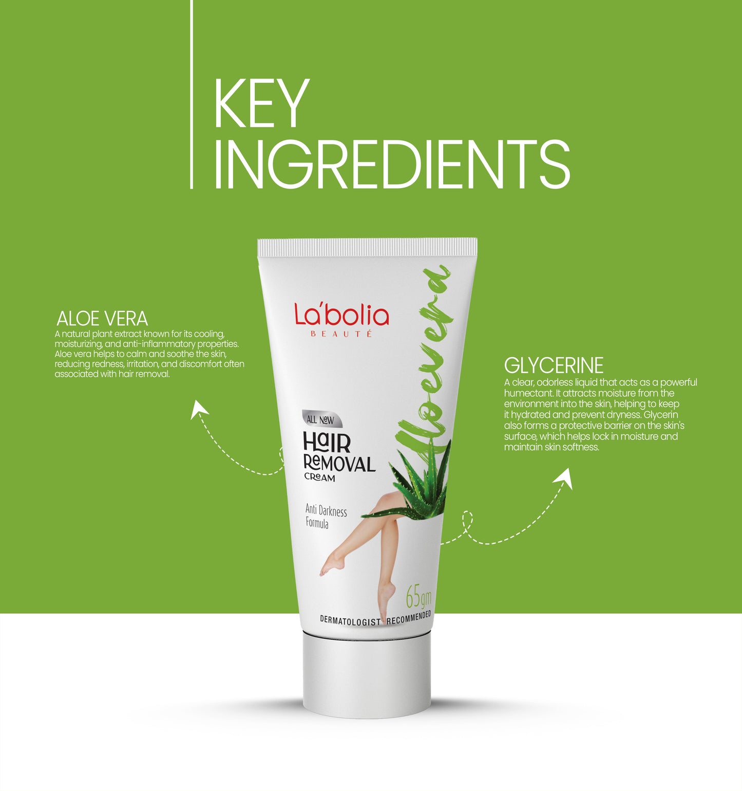 La'bolia Beaute Aloe Vera Hair Removal Cream