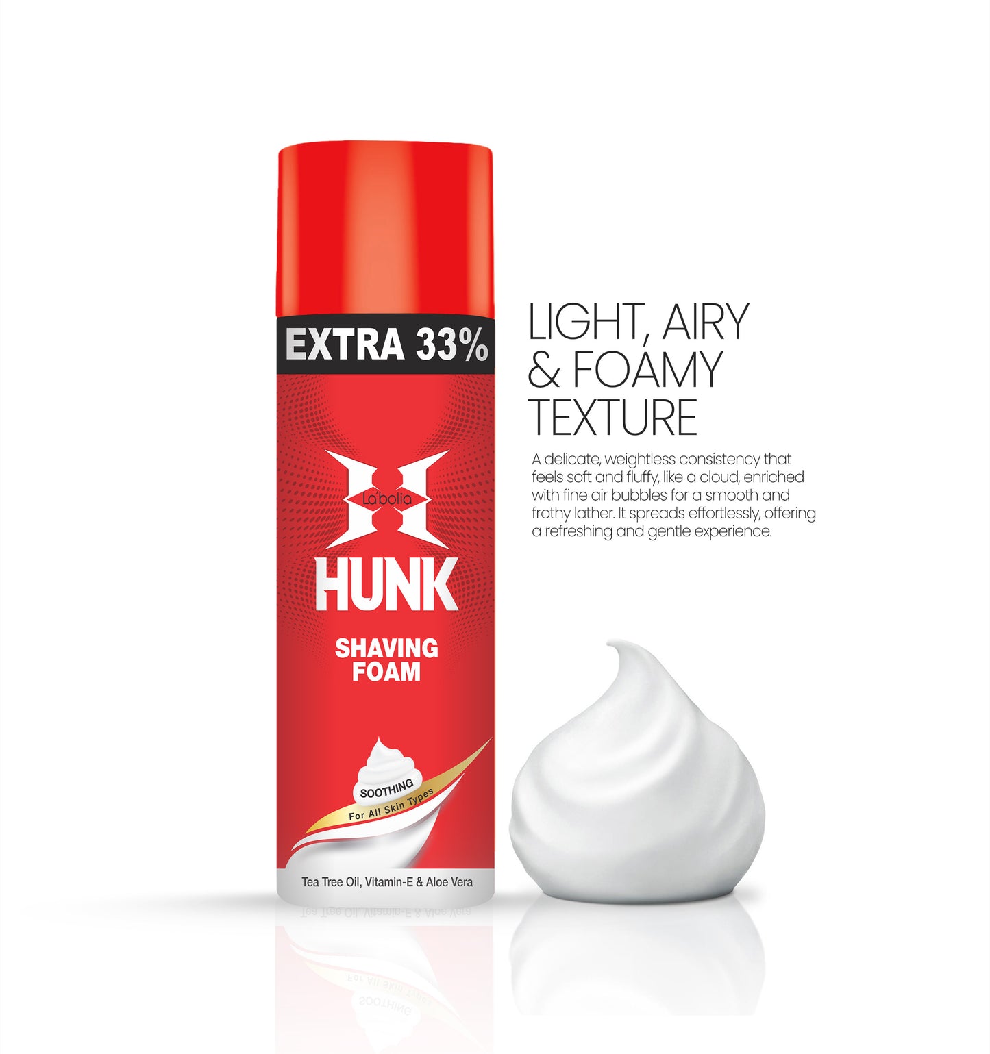 Hunk Shaving Foam Regular