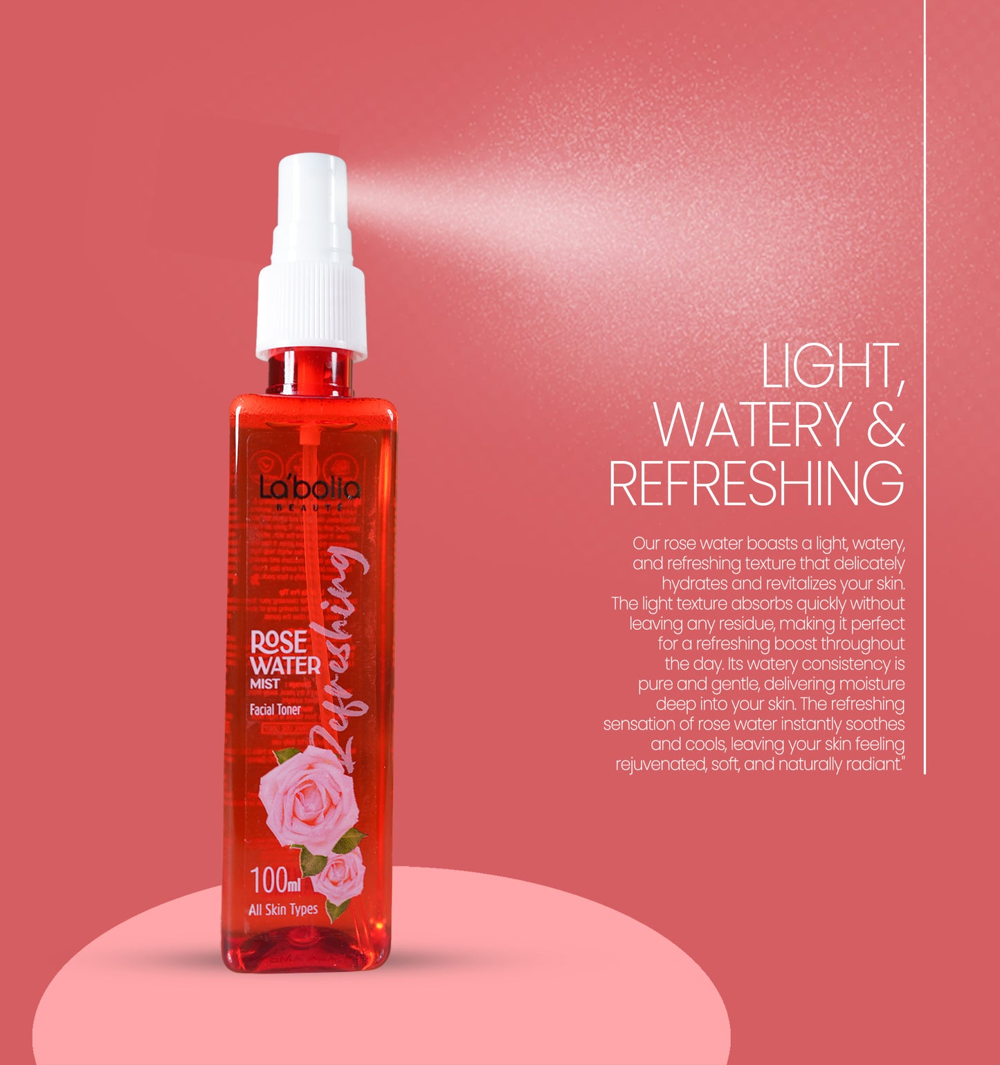 La'bolia Beaute ROSE Water mist