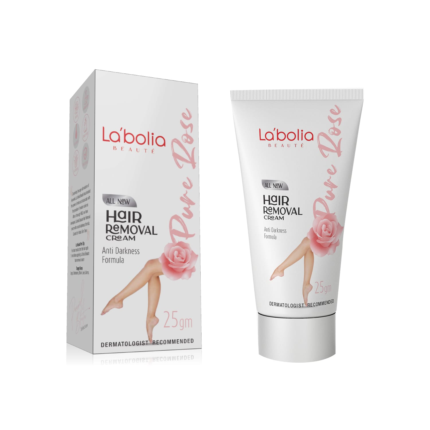 Rose Hair Removal Cream Labolia Beaute 6069